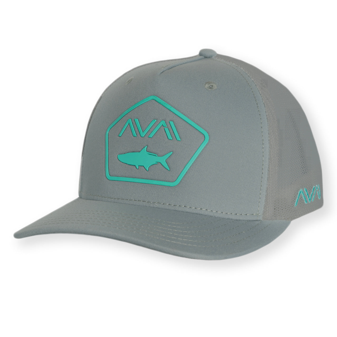 Seafoam Tarpon - Trucker Style Snap Back Hat