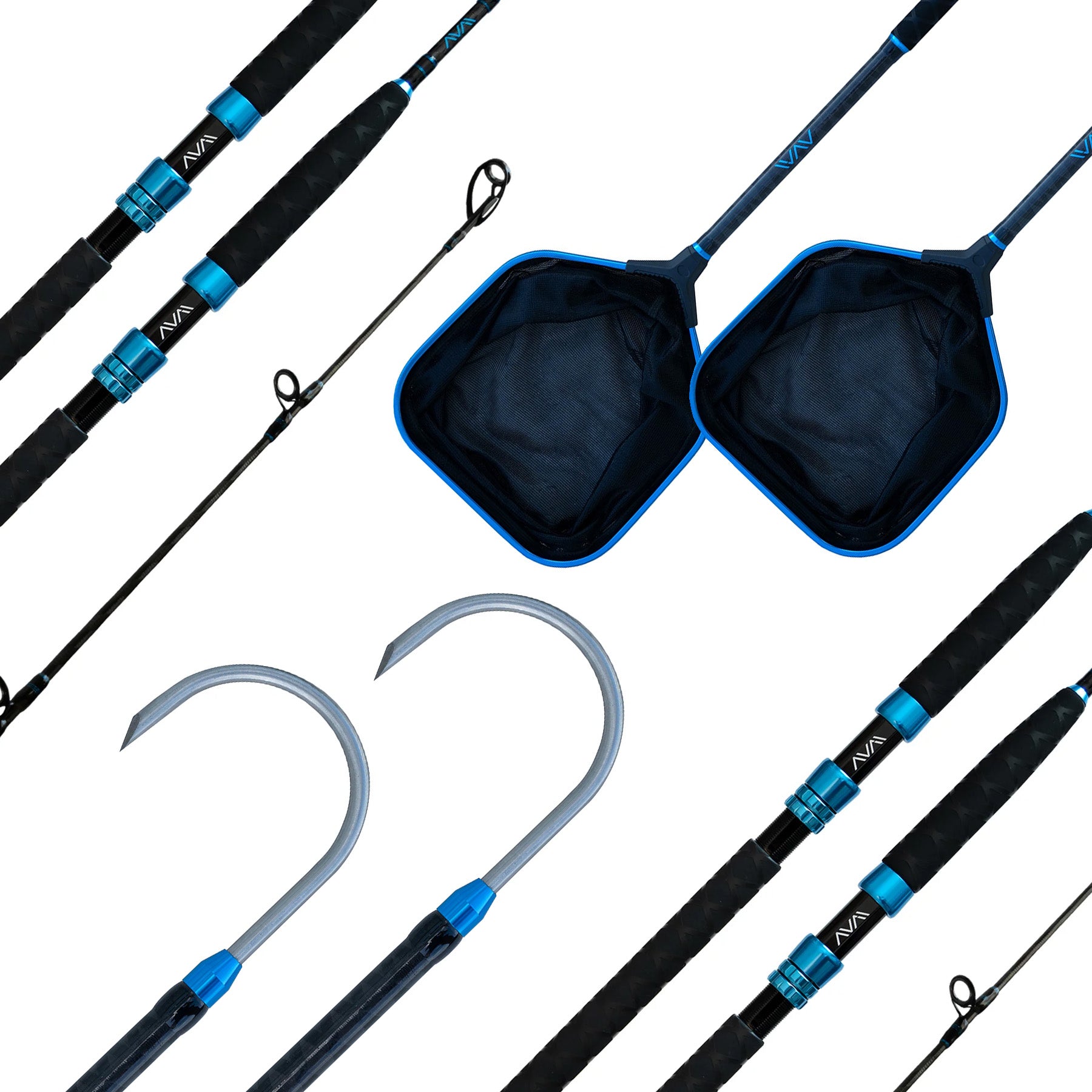 buy fisher accessory bundle Live Bait Fisherman's Bundle 30-40LB rods