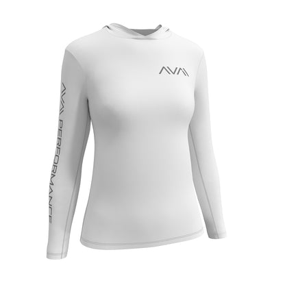 Women's Solid Performance Shirt with Sun Hood