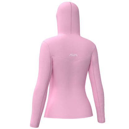 Women's Solid Performance Shirt with Sun Hood