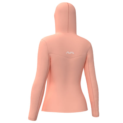 Women's Solid Performance Shirt with Sun Hood