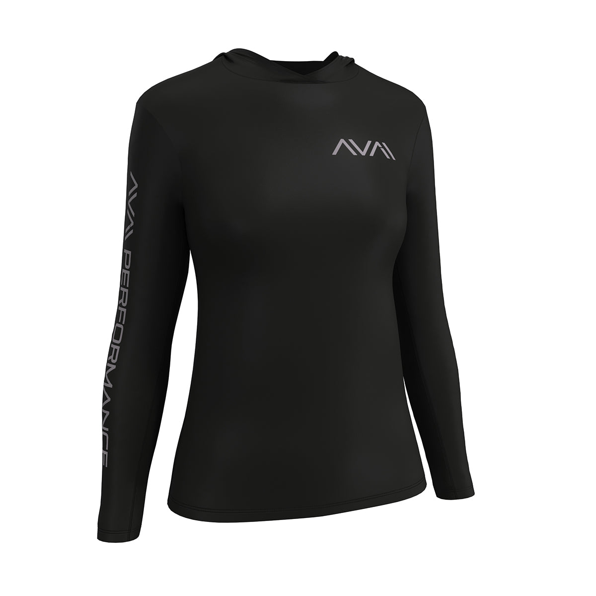 Women's Solid Performance Shirt with Sun Hood