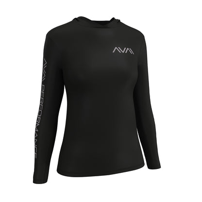 Women's Solid Performance Shirt with Sun Hood