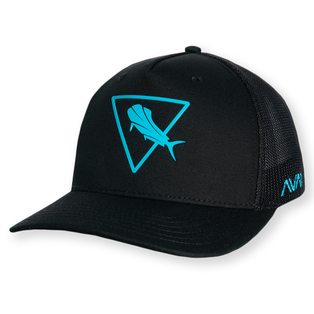 Mahi - Trucker Style Snap Back Hat Black