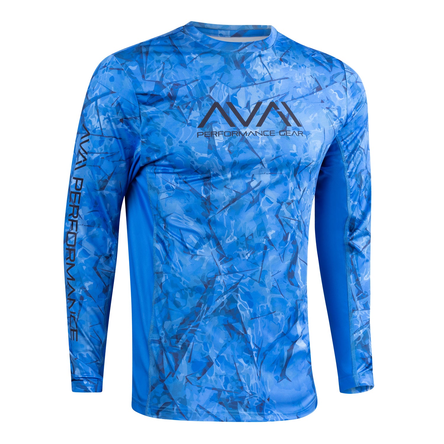 Performance Fishing Shirt Avail Contour Long Sleeve - Bahama Blue M / Blue