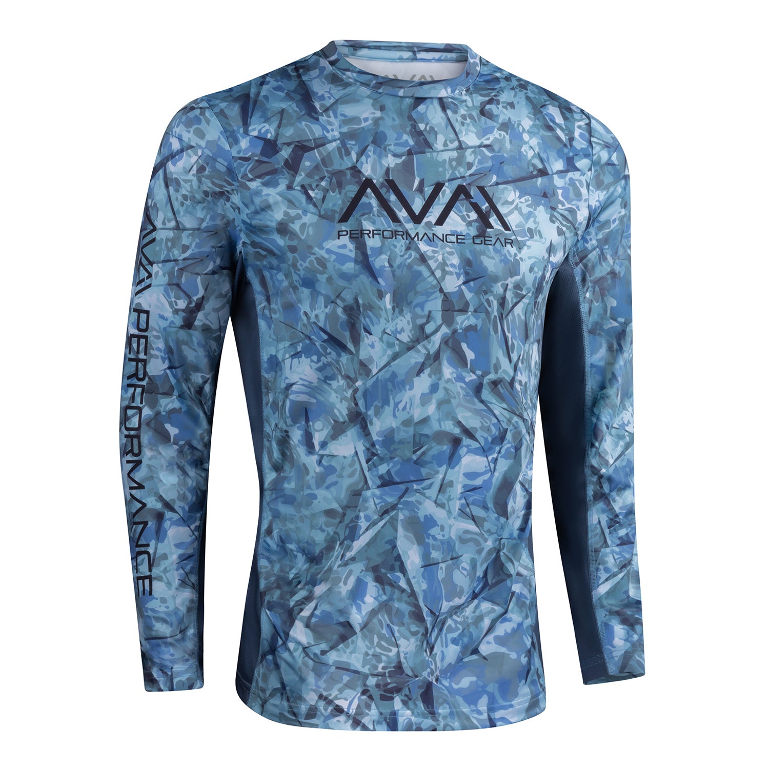 Performance Fishing Shirt Avail Contour Long Sleeve - Bahama Blue XL / Gray