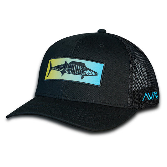 Bahama Wahoo - Soft Mesh Snap Back Hat Black