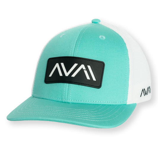 Avail - Soft Mesh Snap Back Hat Seafoam
